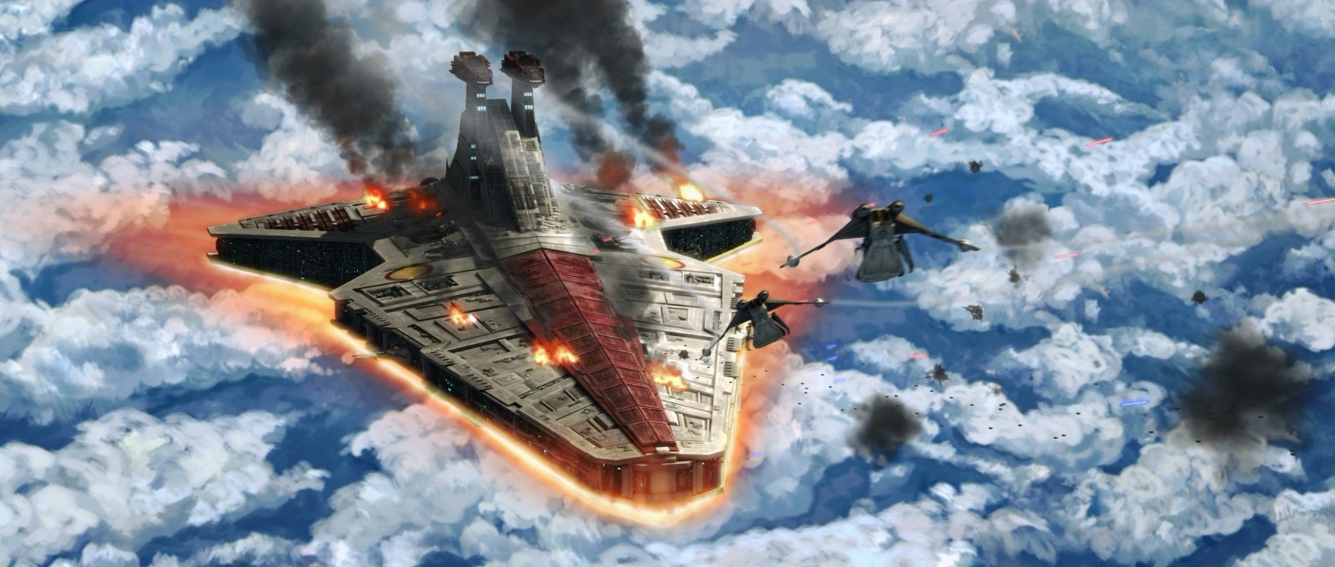 Star Wars La Guerra Dei Cloni 1x13 Atterraggio Di Fortuna ITA EN ...