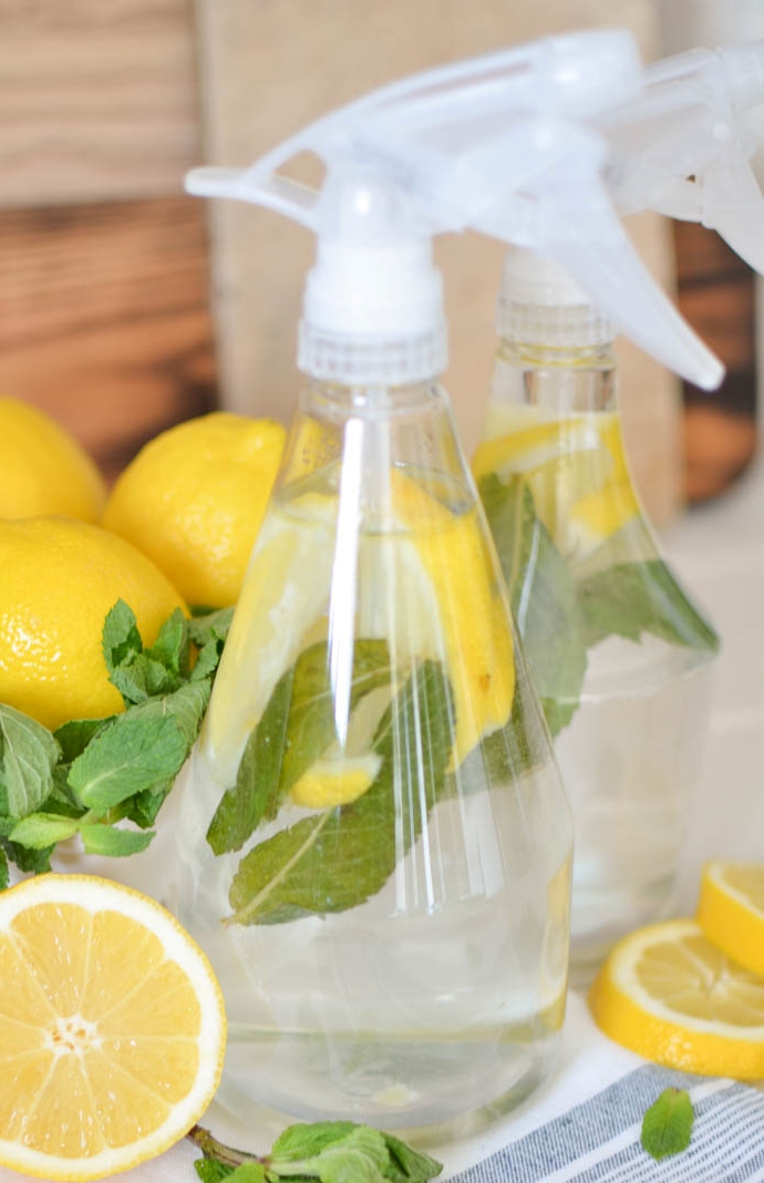 The lemon juice spray