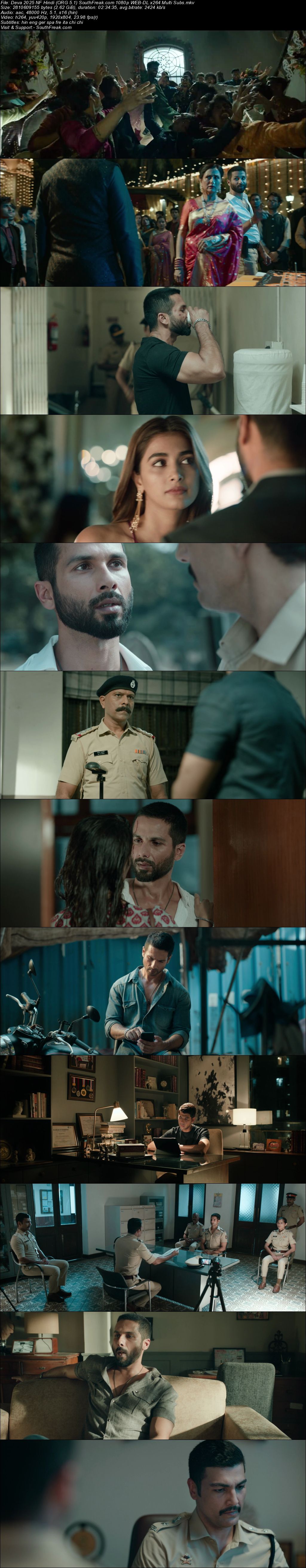 Deva 2025 NF Hindi ORG 5 1 South Freak com 1080p WEB DL x264 Multi Subs - hdhubflix, hubflix, hdmovieshub, allmovieshub