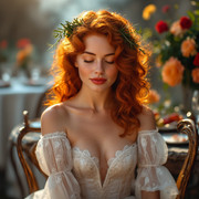 Garden wedding Redhair 0 13