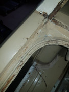 passenger rear lower windscreen