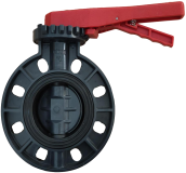 Lever Handle Butterfly Valve Real Photo