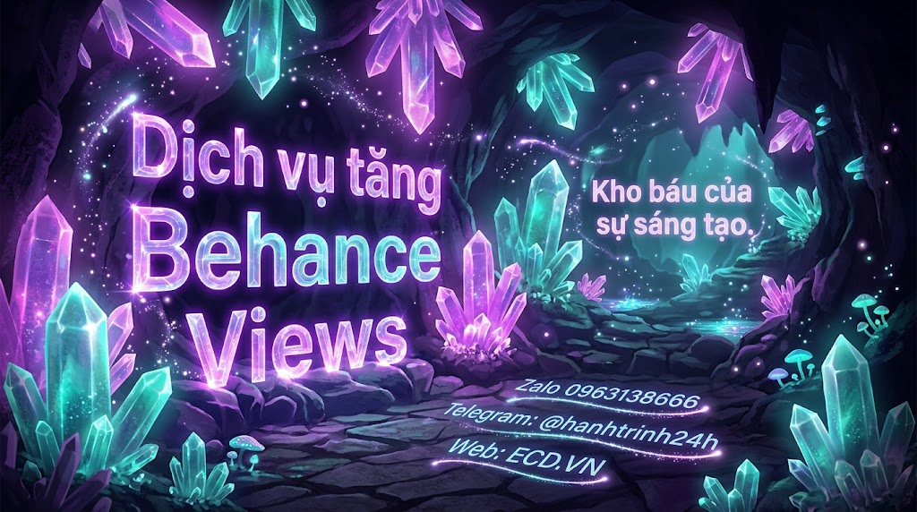 dịch vụ tăng behance views real behance freelancer