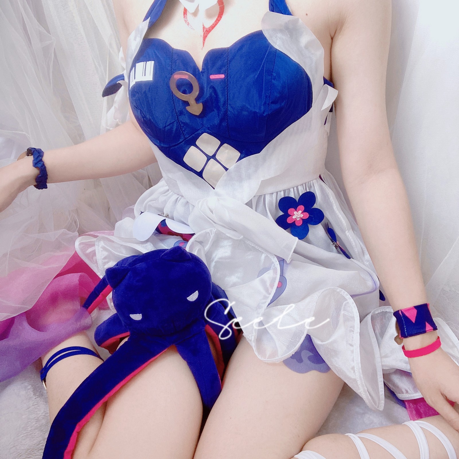 Seele麦麦希儿彼岸浪花 Cosplay｜海边主题高清写真（102P-532MB）插图2
