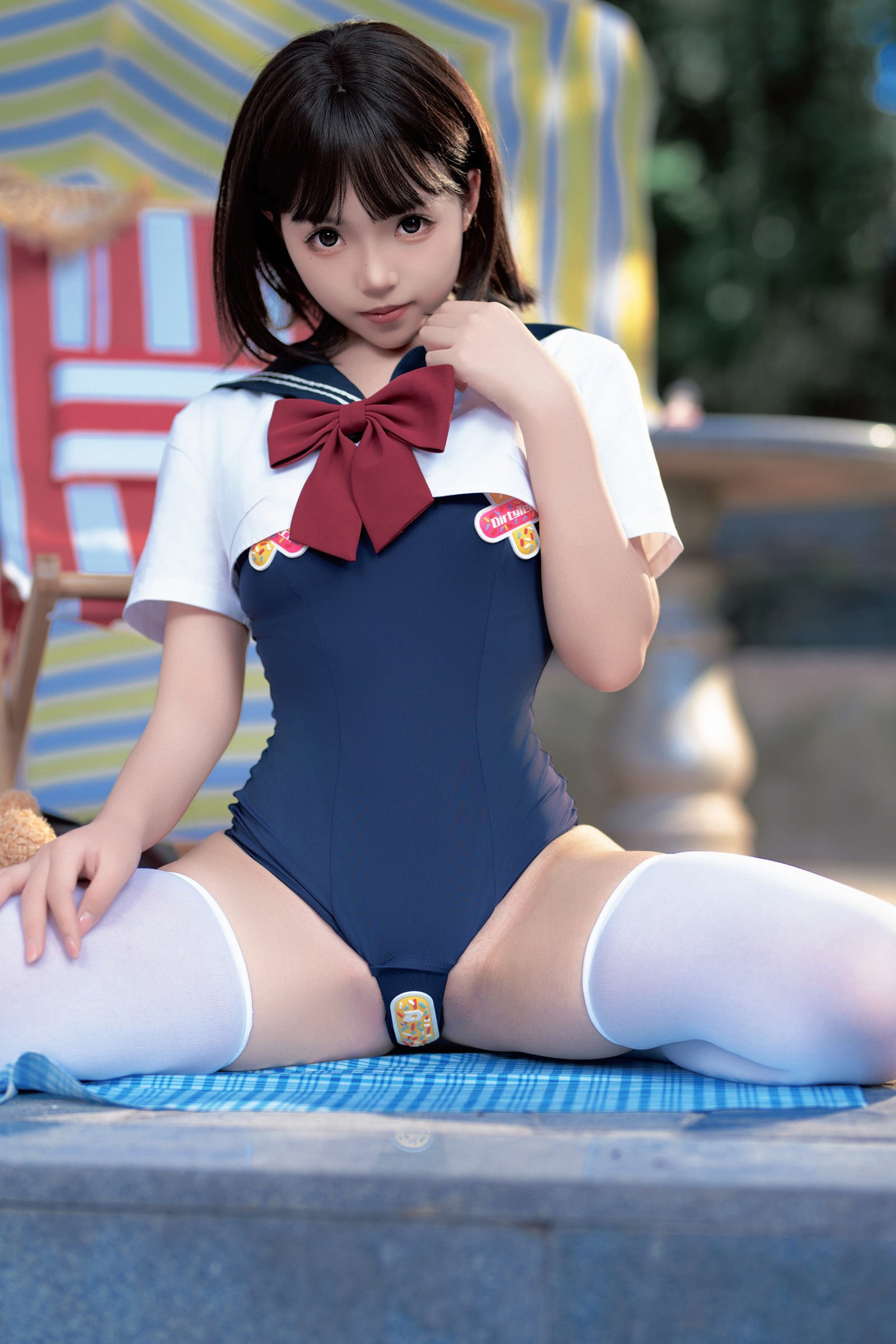Bangni邦尼 – 反差 JK 泳装 Cosplay 写真集（97P-7V-841.3MB）插图3