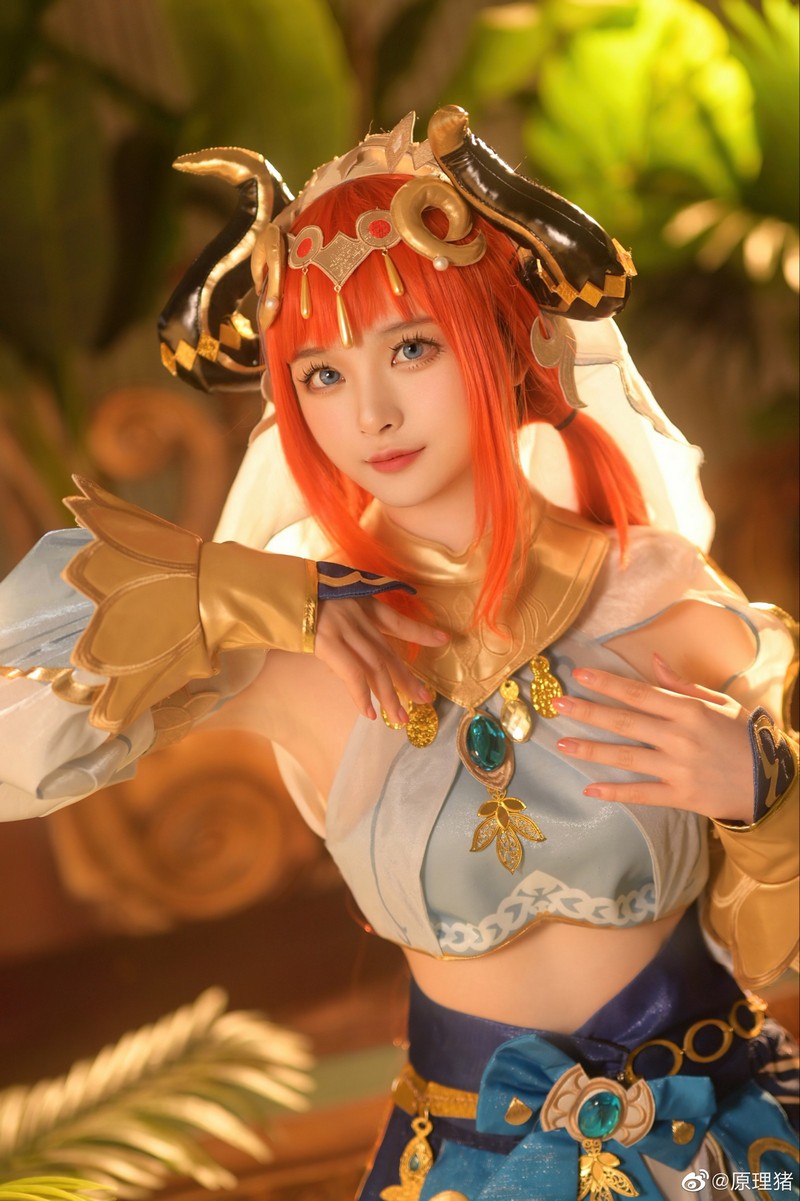 白莉爱吃巧克力 妮露 原神 Cosplay 写真【11P｜84.9MB】插图2