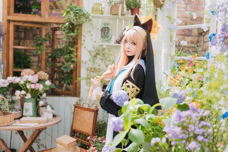 艾西Aiwest 碧蓝档案伊落玛丽修女Cosplay写真图集 修女主题高清图集 33P (98.4M)插图5