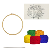 Penkraft Embroidery Art on Tote Bag DIY Kit | Complete DIY Craft Kit for Beginners & Hobby Artists