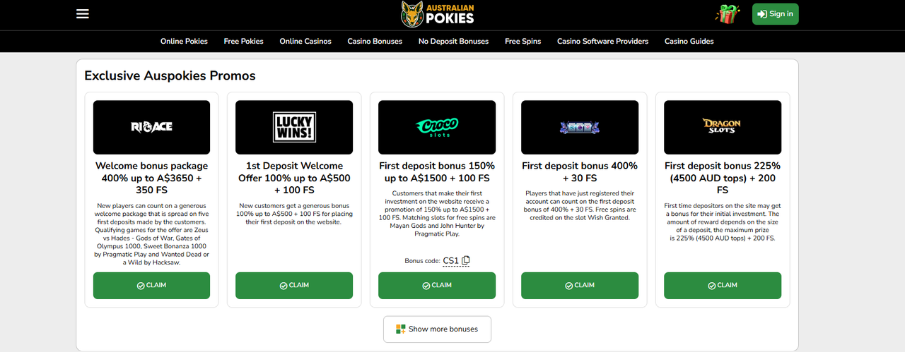 auspokies-casino-bonuses