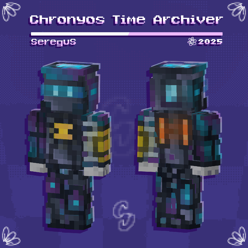 Chronyos - Time Archiver Minecraft Skin
