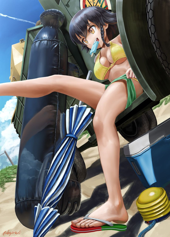 pepperoni-girls-und-panzer-drawn-by-abazu-red-95cc61ecae6f8c2d28aef2c5f3e96018-1