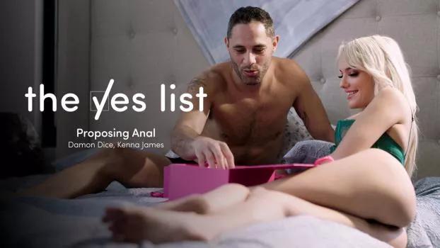 TheYesList – Kenna James – Proposing Anal
