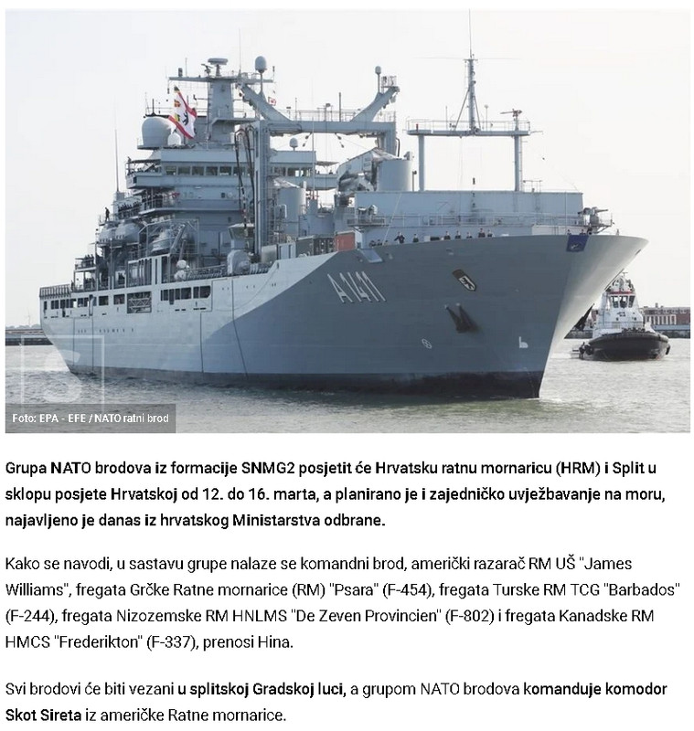 Velika vojna vježba: Ratni brodovi NATO-a sutra stižu u Split Screenshot-8833
