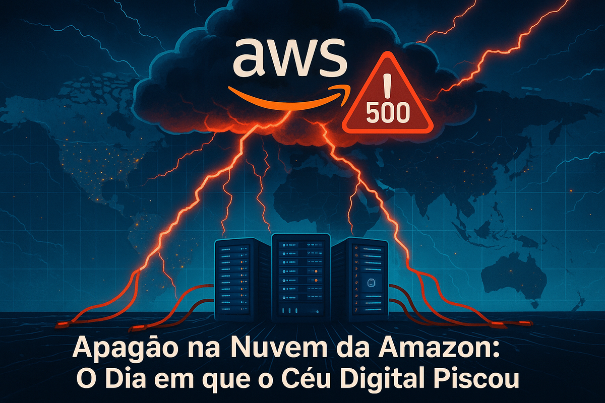 Apagão na Nuvem da Amazon: O Dia em que o Céu Digital Piscou