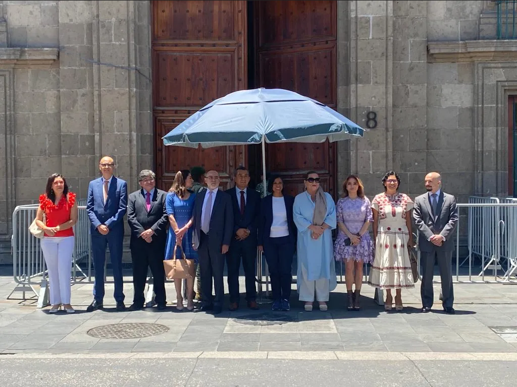 La autonomía del INE está garantizada dice Taddei, tras reunión con AMLO