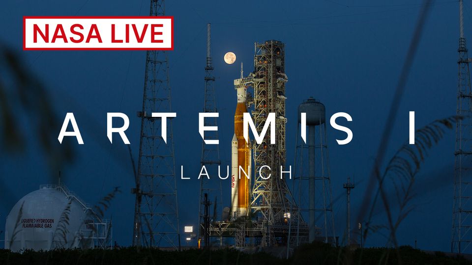 nasa luna lancio artemis streaming facebook live