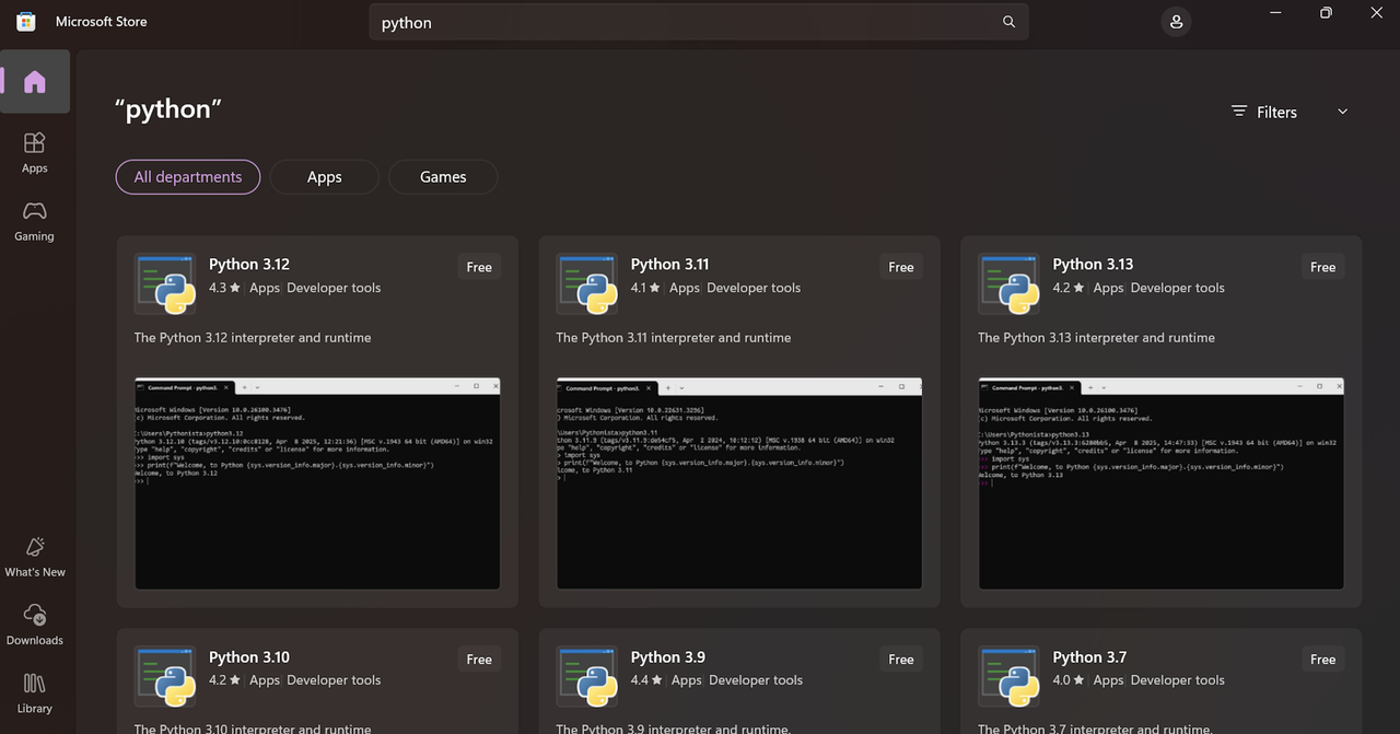 Search-Python-MS