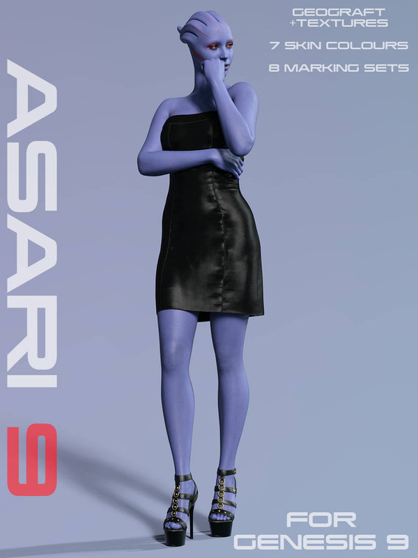Asari 9 for Genesis 9