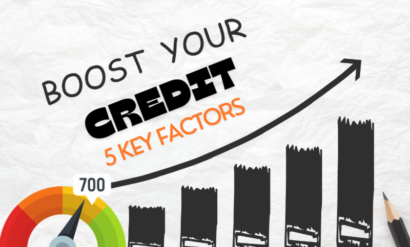 How To Boost Your Credit Score With 5 Key Factors You Need to Know