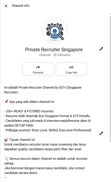 Recruiter Channel