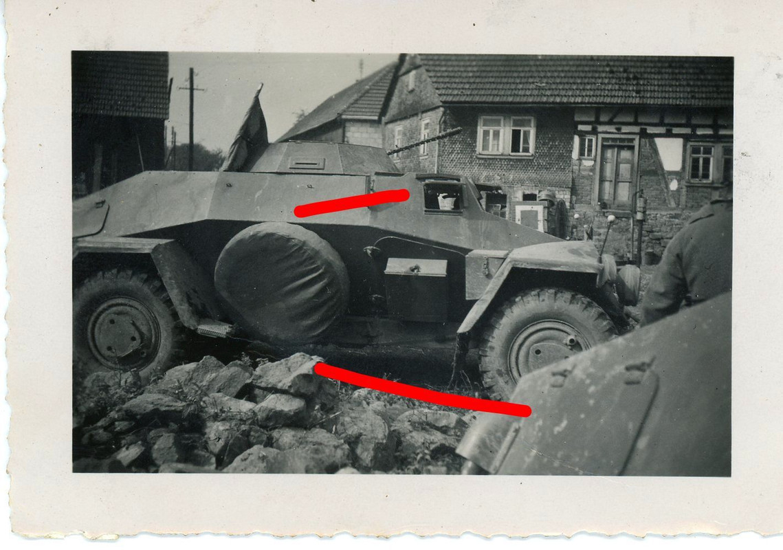 Panzerspähwagen Panzer Tank 4-Rad Foto