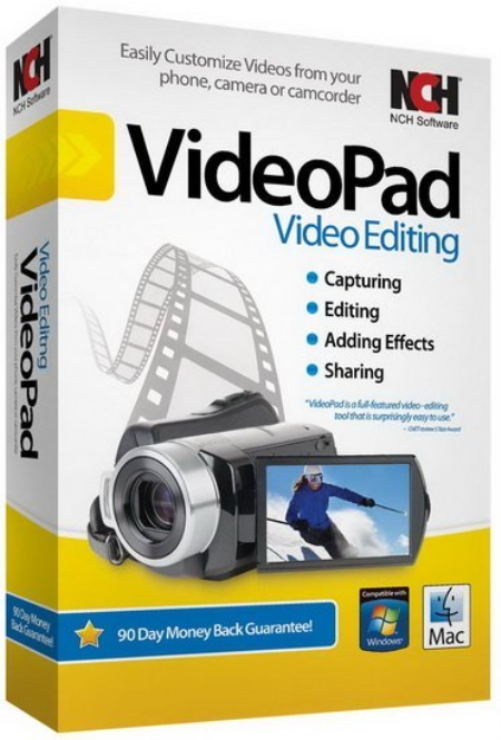 NCH VideoPad Video Editor Professional 8.18 Beta