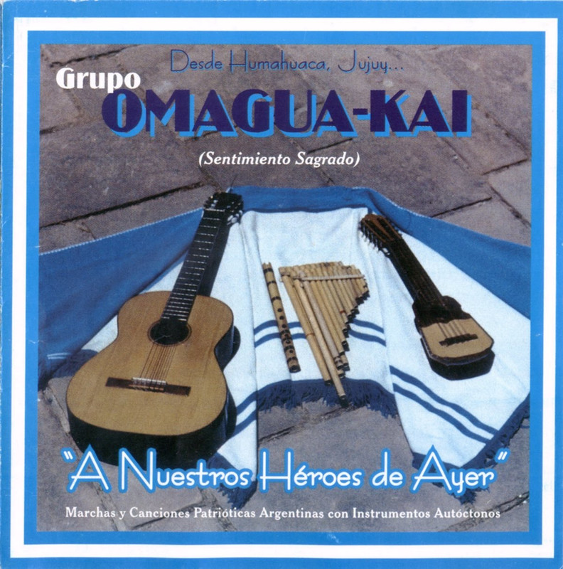 Omagua Kai A nuestros h roes de ayer y hoy portada - Omagua Kai (Sentimiento Sagrado) - A nuestros heroes de ayer y hoy