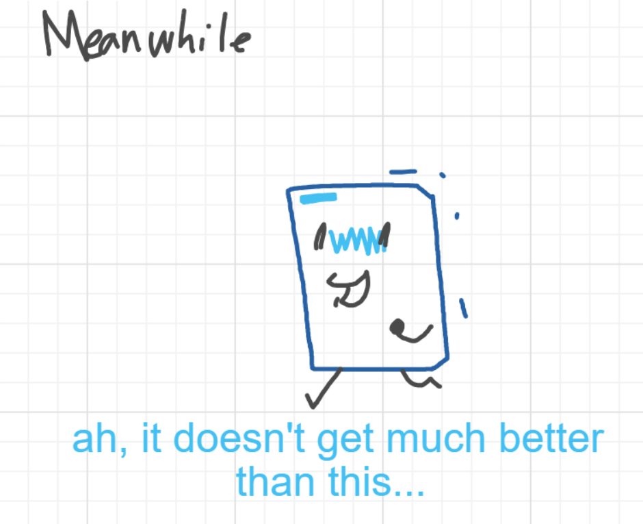 A panel from The Prime Number Few, episode eight of the Board Boards object show by Furretwalk/WalkingFurret.