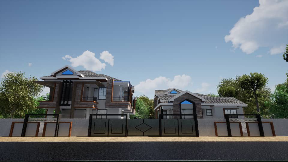 Projet résidentiel Maïsha Construction à Lubumbashi - détail architectural