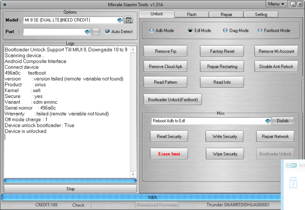 Unlock bootloader Unlock bootloader