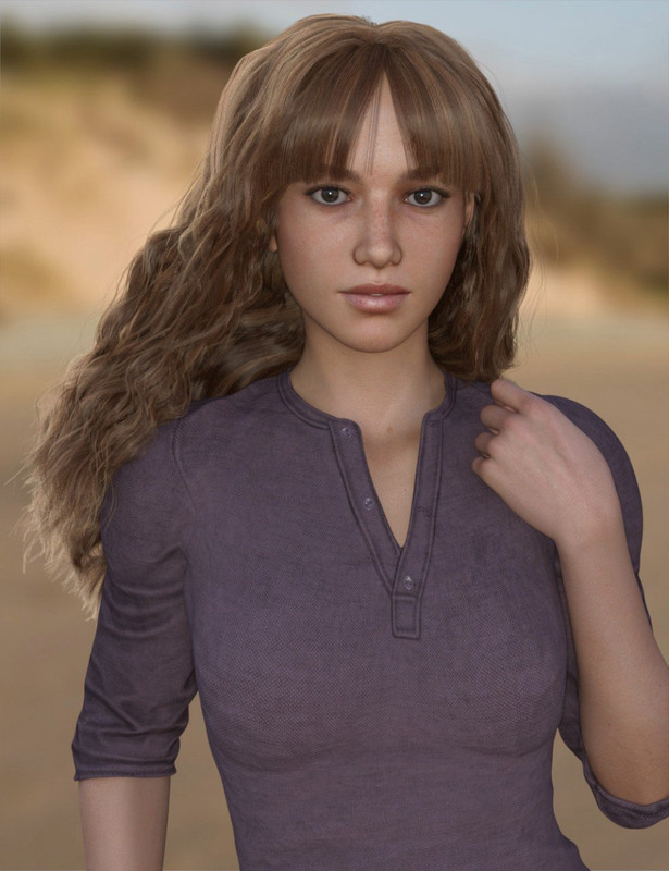 MRL dForce Long Morphing Hair for Genesis 8 Female(s)