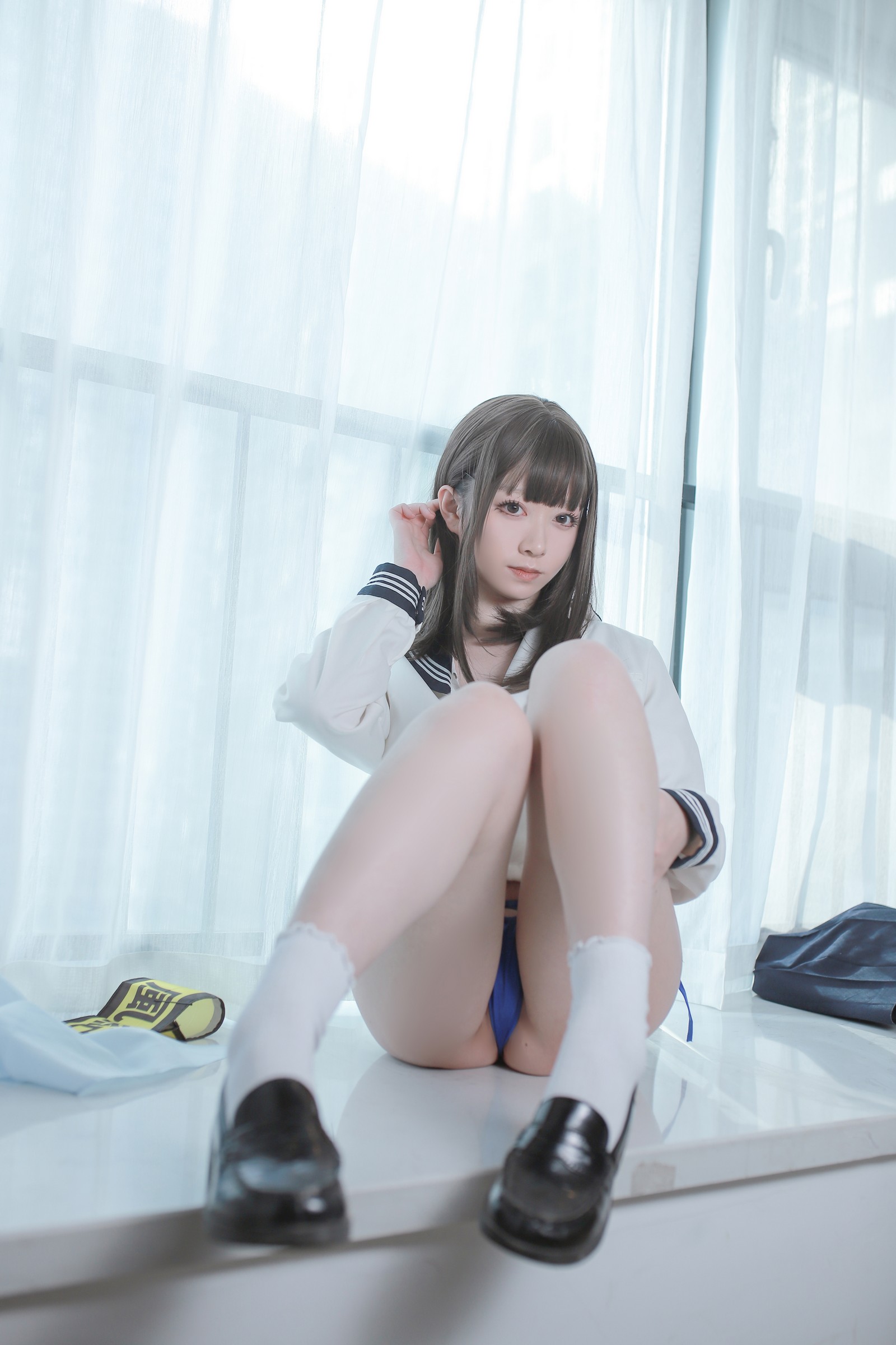 朝霧愛 – 风纪委员 Cosplay 高清写真集（40P-442.8M）制服主题插图6