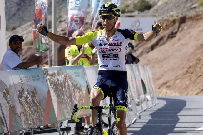 Jan Hirt vince sulla Green Mountain (foto: Ilario Biondi/SprintCyclingAgency©2022)<br />
)