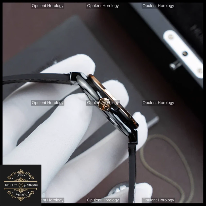 Hublot Classic Fusion Ceramic King Gold Automatic Watch 42mm Leather Rubber Strap