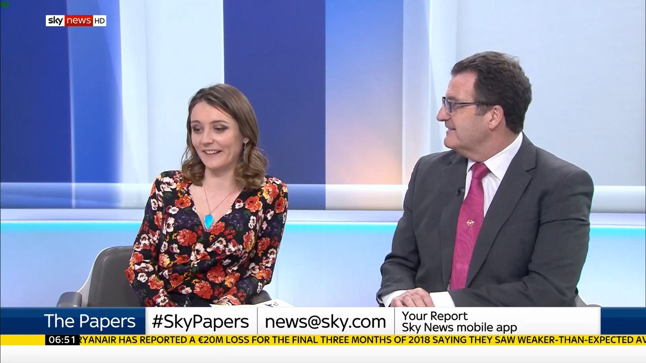 04 February - 06.00.00 - Sunrise. Sarah-Jane Mee with an engagin