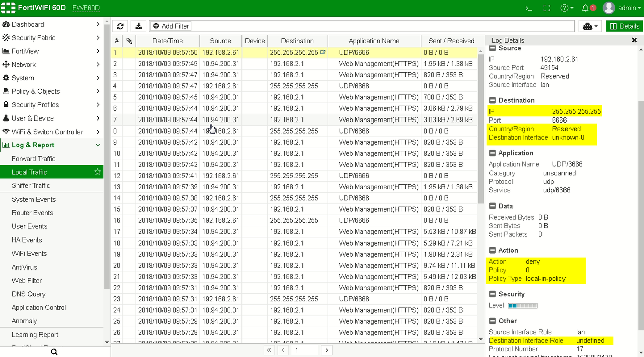 fortigate modify config text file