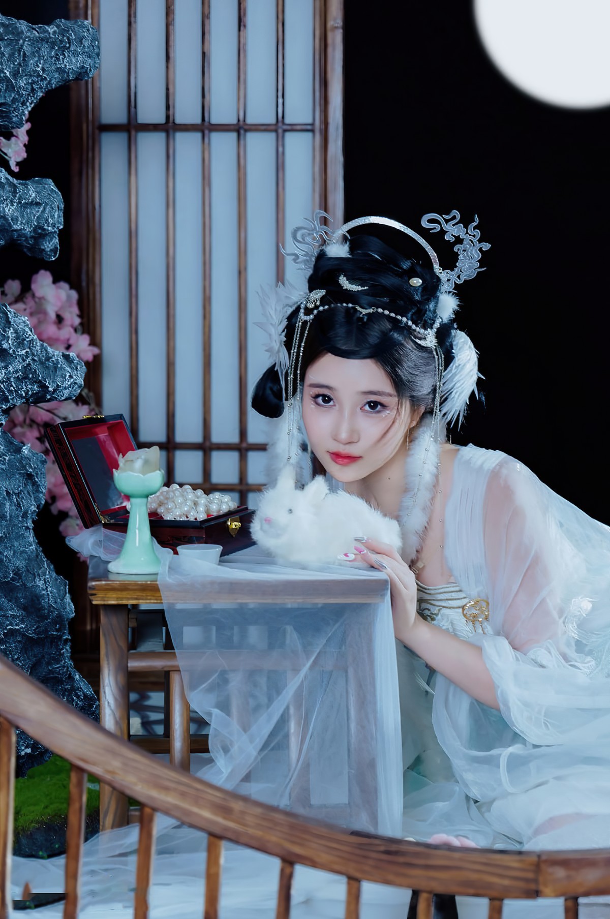 年年nnian 嫦娥仙子Cosplay写真 中秋神话主题图集插图6