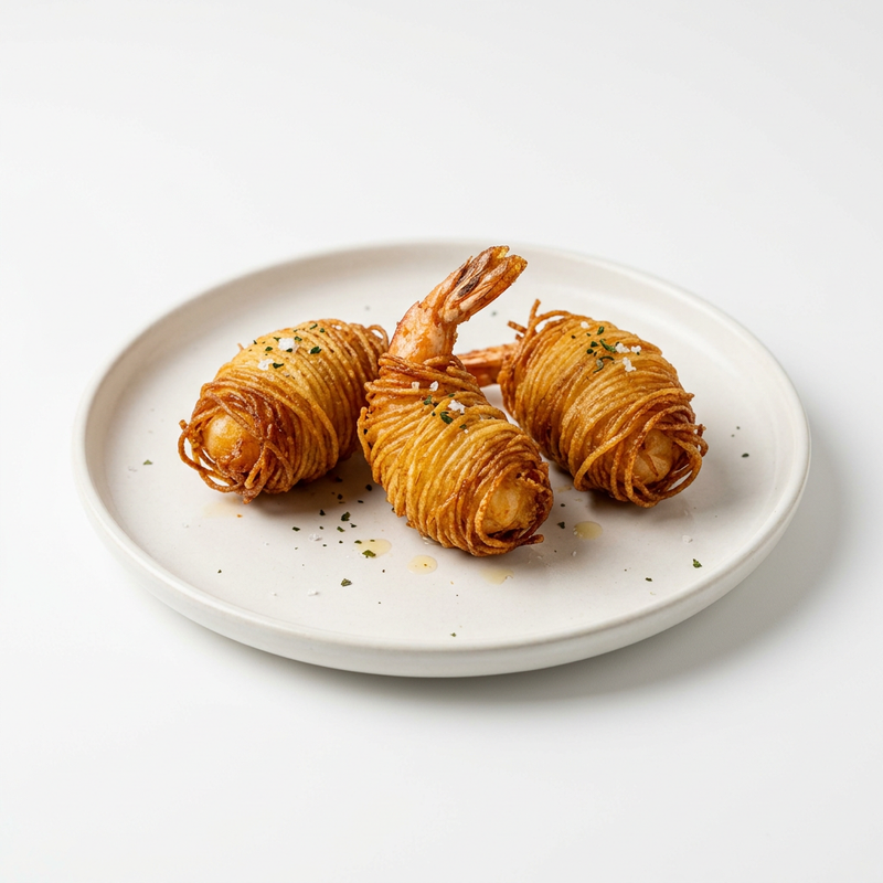 Tapa De Langostino En Nido De Patata (2 Uds.)