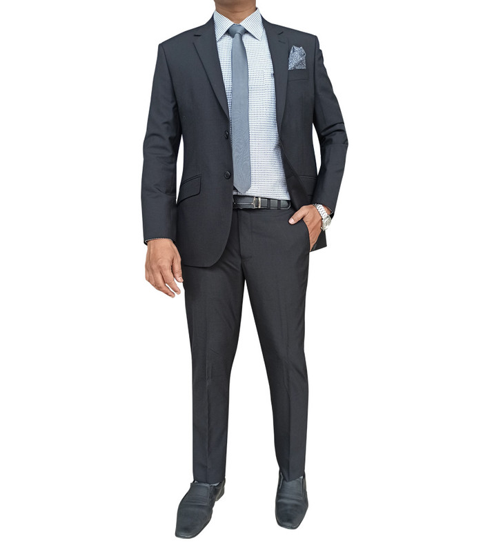 Formal Slim Fit Suit for Men Color: 845(14 BLACK-R5)