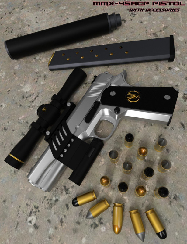 MMX-45ACP Pistol with Accessories MMX-45ACP Pistol with Accessories