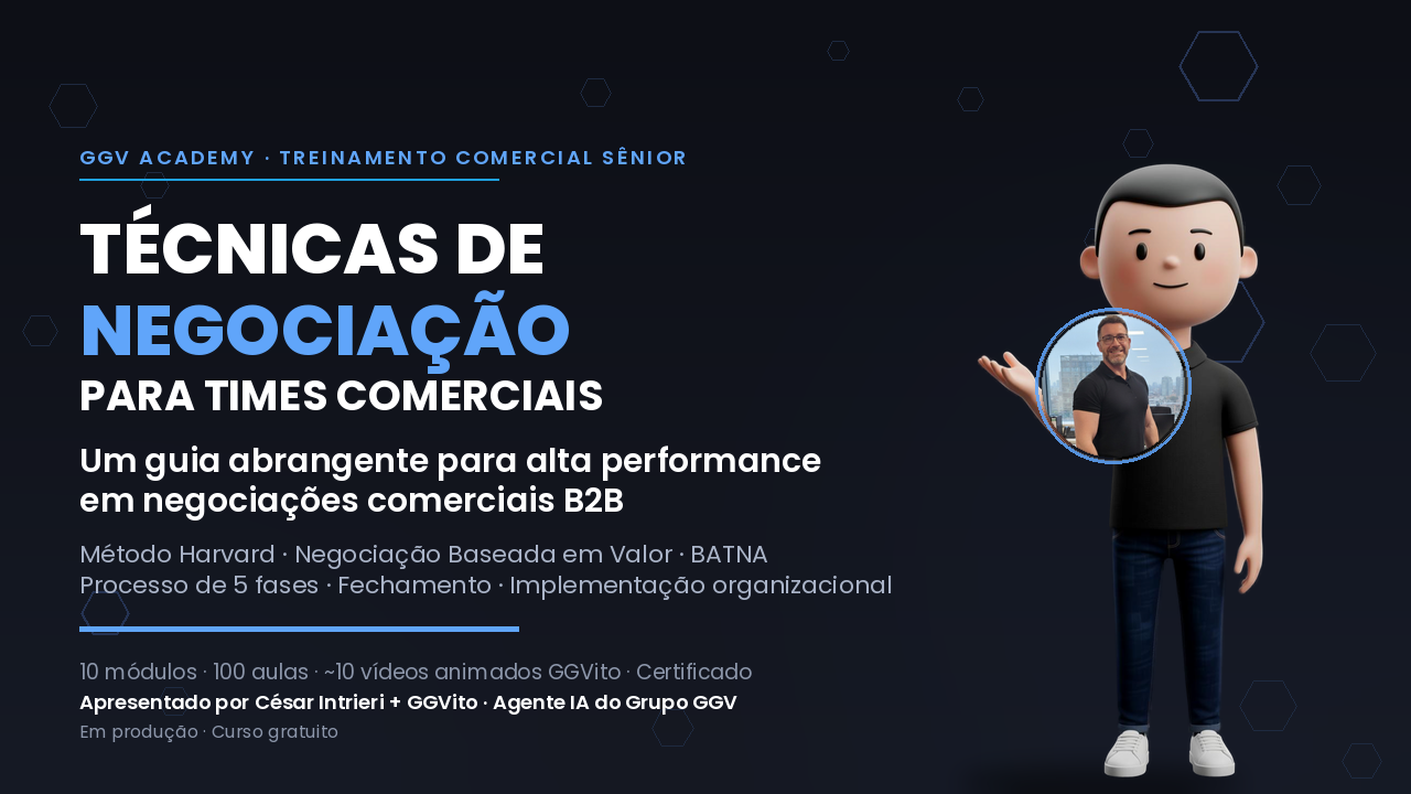 Técnicas de Negociação para Times Comerciais: Alta Performance
