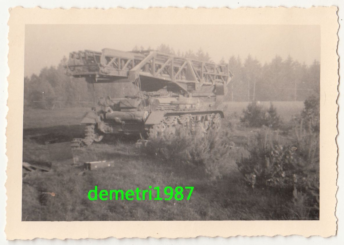 Foto russischer Brückenlegepanzer Technik Brücke