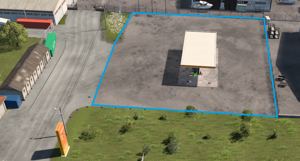 Gas station (colision)