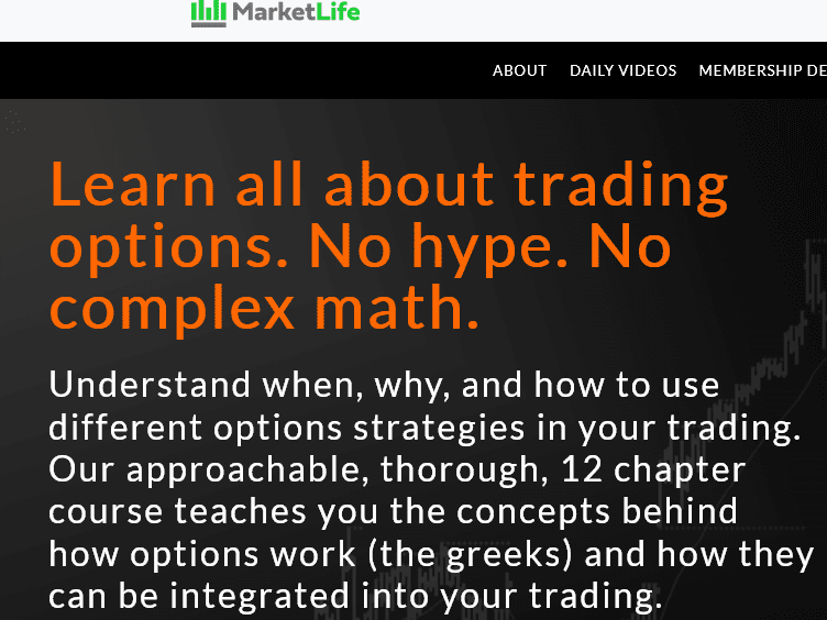 MarketLife - Adam Grimes - Options Course 2023