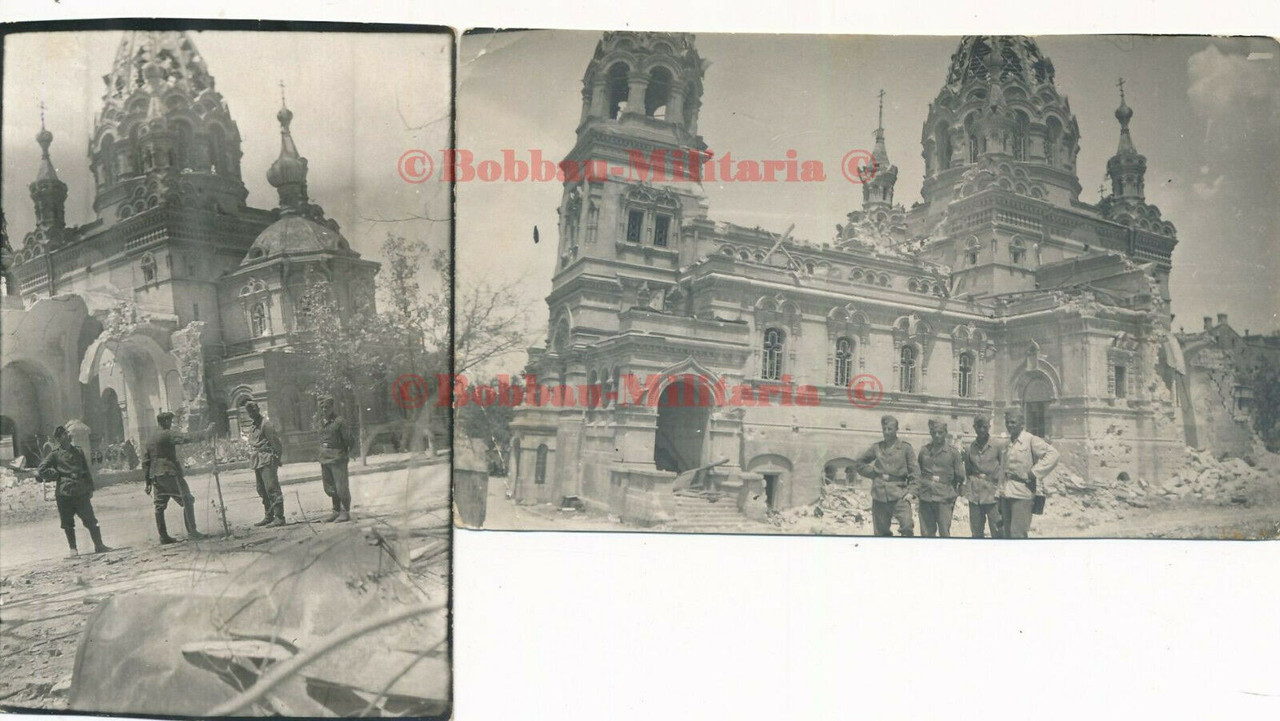 Sewastopol 1942 Ukraine zerstörter DOM Ruine Wehrmacht combat Einsatz KRIM