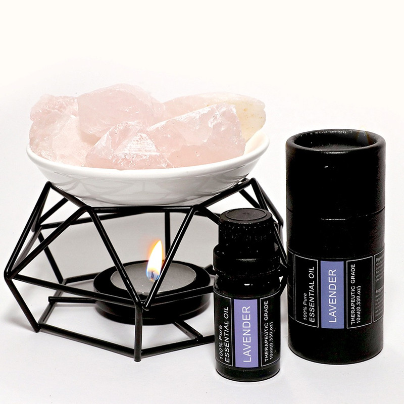 Rose quartz luxury Aroma diffuser with pure essential oil 