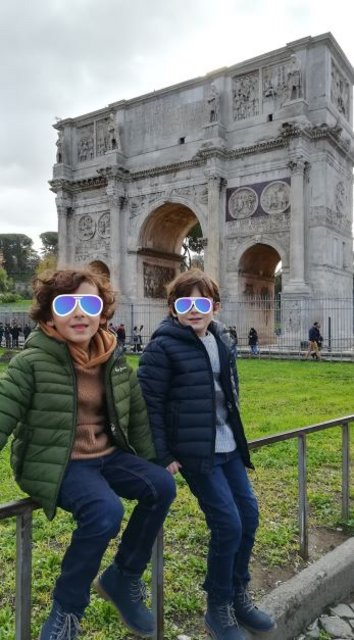 Roma con niños (6 años) en 2022 - Blogs de Italia - Foro Romano, arena del Coliseo, Capilla Cerasi y Galeria Borghese. (10)