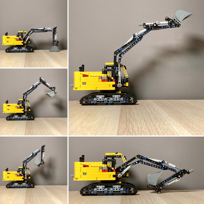 LEGO MOC 42121 x2 - Mid-size Excavator by ufotografol