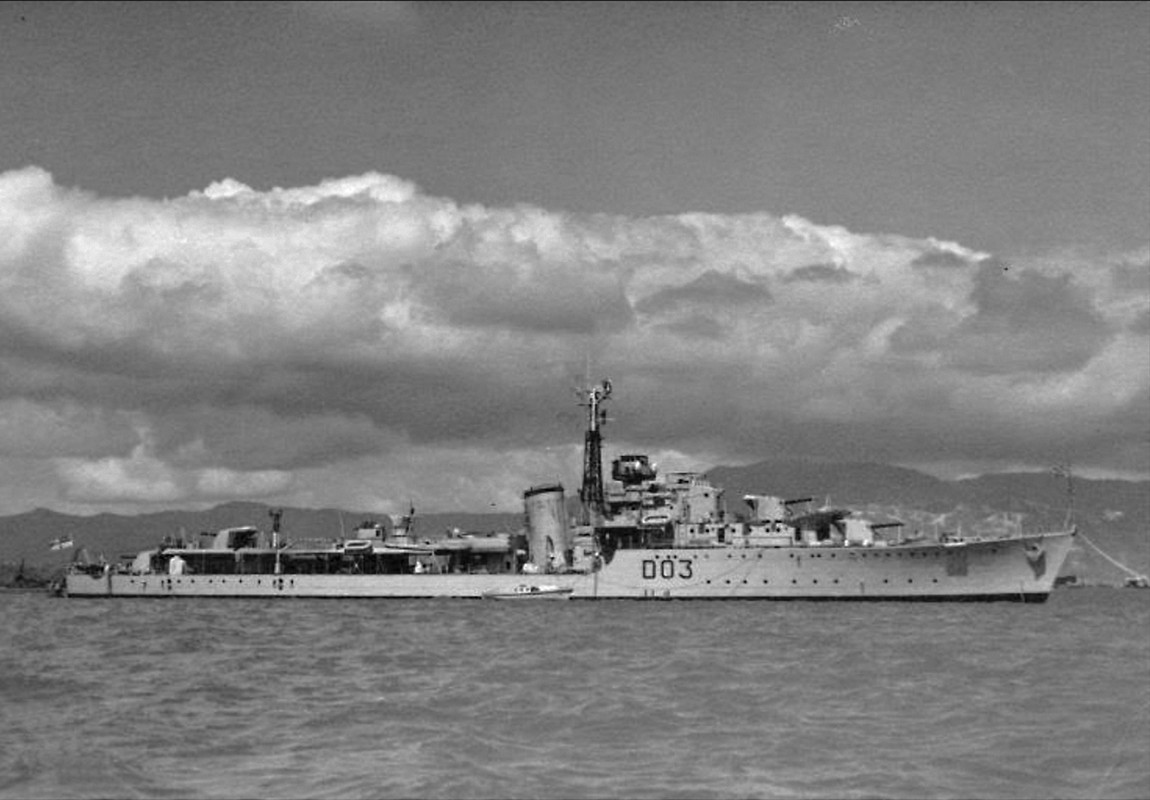 HMS Concord (D.03), 1949