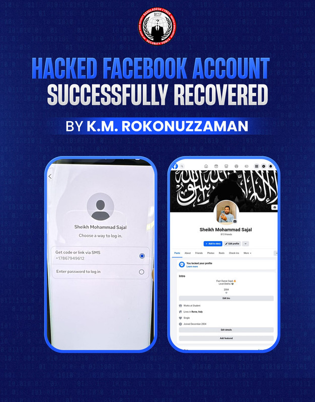 Personal Facebook Account Successfully Recovered